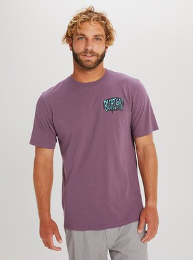 Men's Burton Crosshill Short Sleeve T-Shirt shown in Dusk Purple