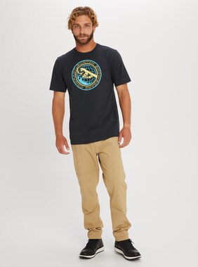 Men's Burton Reynolds Short Sleeve T-Shirt shown in True Black