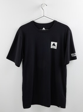 Men's Burton Mountain Mark Short Sleeve T-Shirt shown in True Black