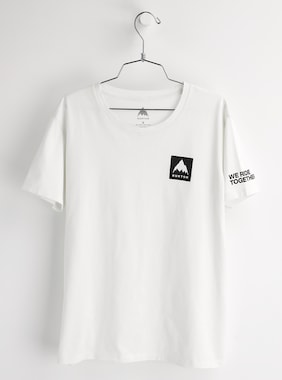 Women's Burton Mountain Mark Short Sleeve T-Shirt shown in Stout White