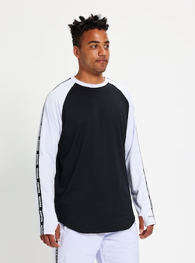 Men's Burton Roadie Base Layer Tech T-Shirt shown in True Black / Opal