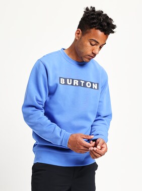 Burton Vault Crewneck Sweatshirt shown in Amparo Blue