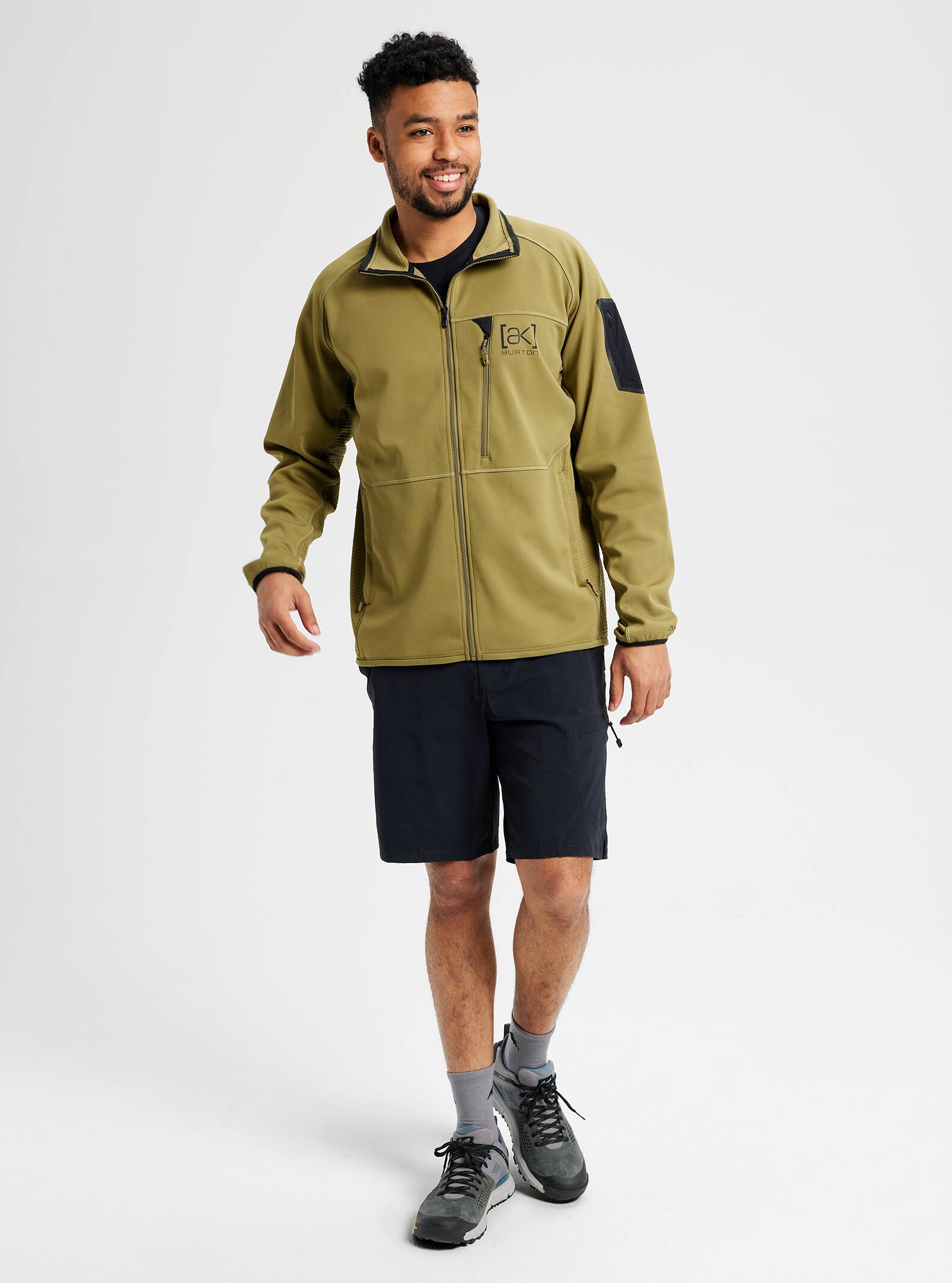Men's Burton [ak] Helium Grid Full-Zip Fleece | Burton.com Spring