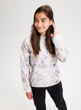 Kids' Burton Crown Weatherproof Fleece Pullover shown in Opal Bleached Floral