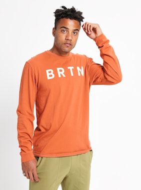 Burton BRTN Long Sleeve T-Shirt shown in Baked Clay