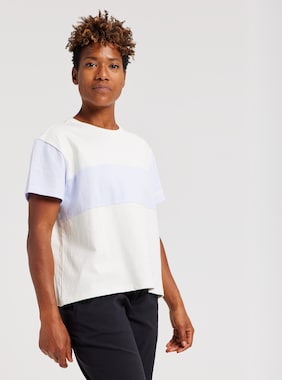 Women's Burton Lowball Short Sleeve T-Shirt shown in Stout White / Opal