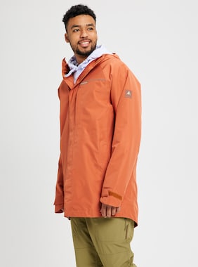 Men's Burton Veridry 2L Rain Jacket shown in Baked Clay
