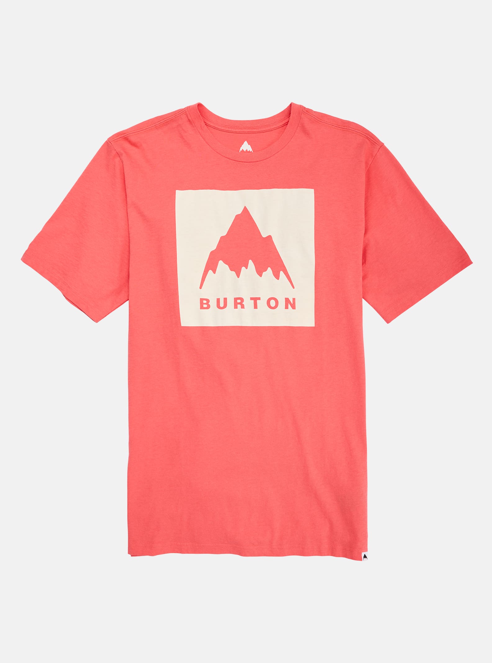 Burton - T-shirt à manches courtes coupe classique Mountain High, Corallium, S