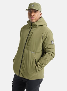 Men's Burton Multipath Hooded Insulated Jacket shown in Martini Olive