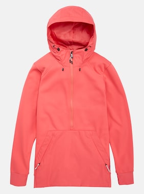 Women's Burton Crown Weatherproof Performance Fleece Pullover shown in Corallium