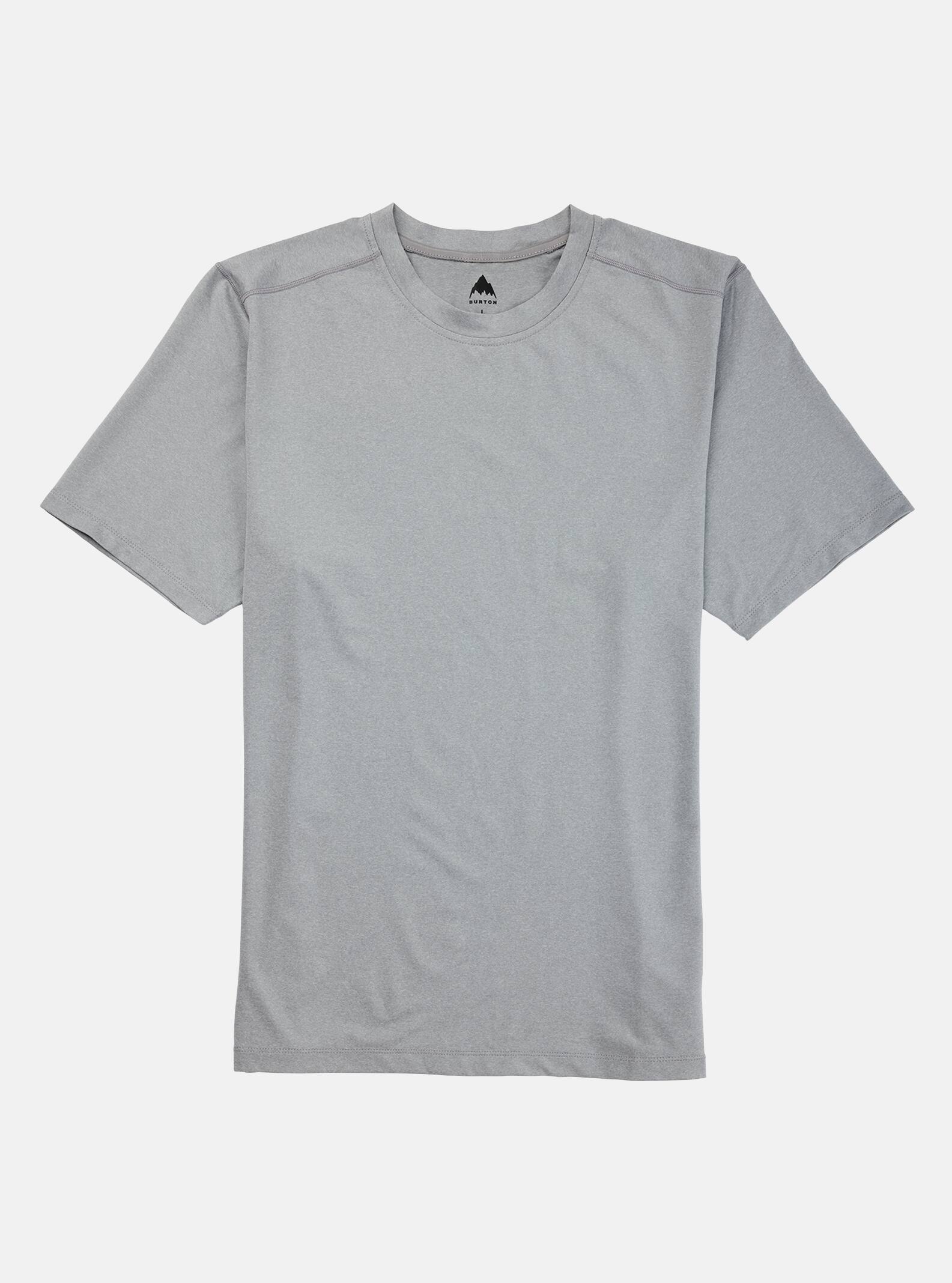 Burton - T-shirt à manches courtes Multipath Essential Tech homme, Sharkskin Heather, S