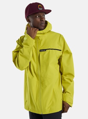 Men's Burton Veridry 2.5L Rain Jacket shown in Sulfur