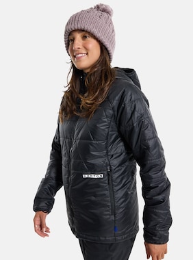 Women's Burton Versatile Heat Hooded Synthetic Insulated Jacket shown in True Black
