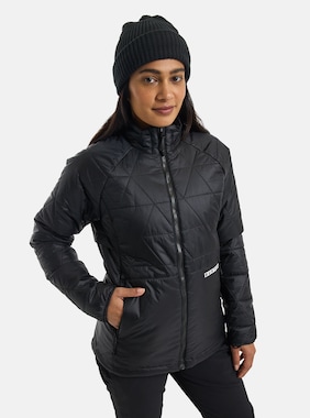 Women's Burton Versatile Heat Synthetic Jacket shown in True Black