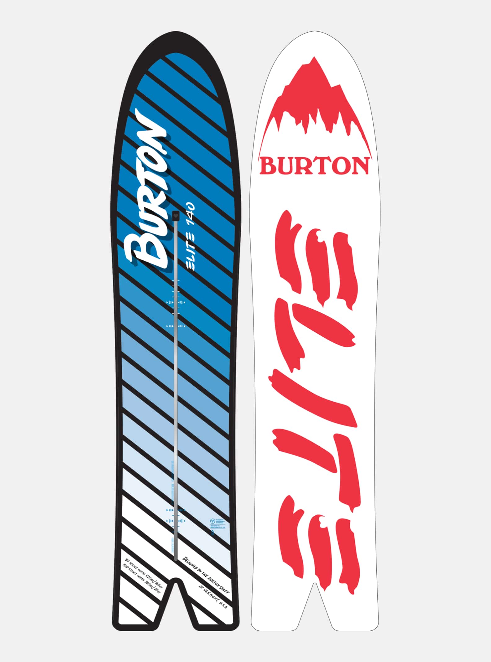 Burton - Snowboard 1987 Elite Flat Top, 140