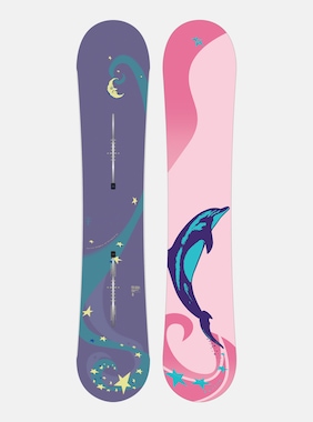 Burton 1996 Dolphin Camber Snowboard shown in Graphic