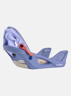 Women's Burton Step On® Loback Snowboard Bindings shown in Slate Blue / Corallium