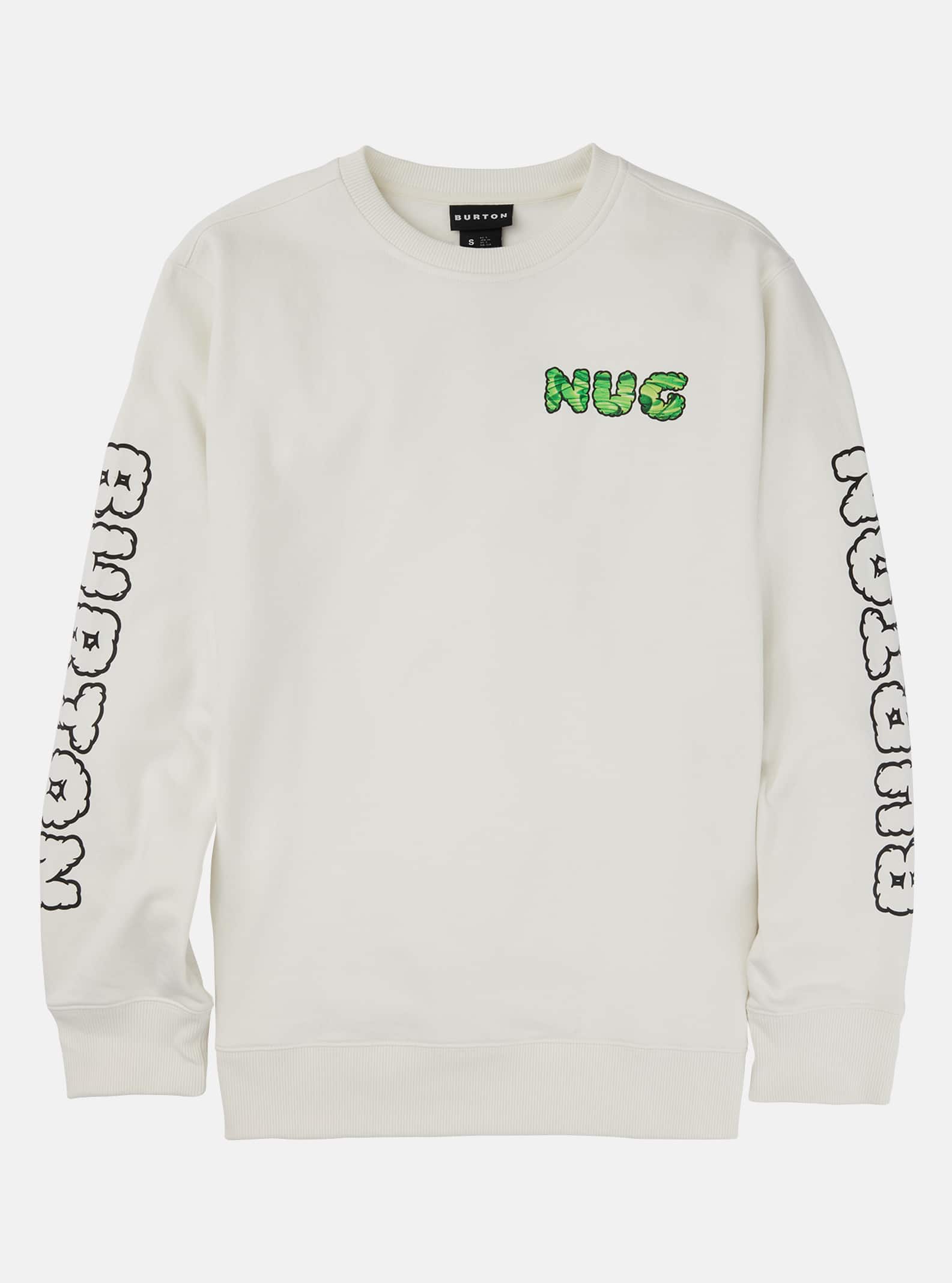 Burton 2011 Nug Crew sweatshirt, Stout White, XS