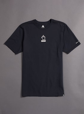 Burton Pride Artist Short Sleeve T-Shirt shown in True Black