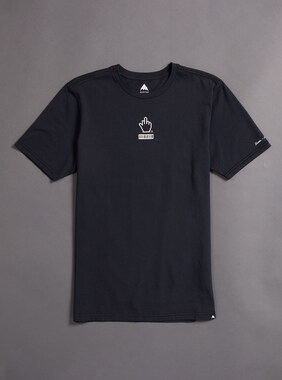 Burton Pride Artist Short Sleeve T-Shirt shown in True Black