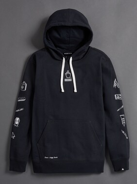 Burton Pride Artist Pullover Hoodie shown in True Black