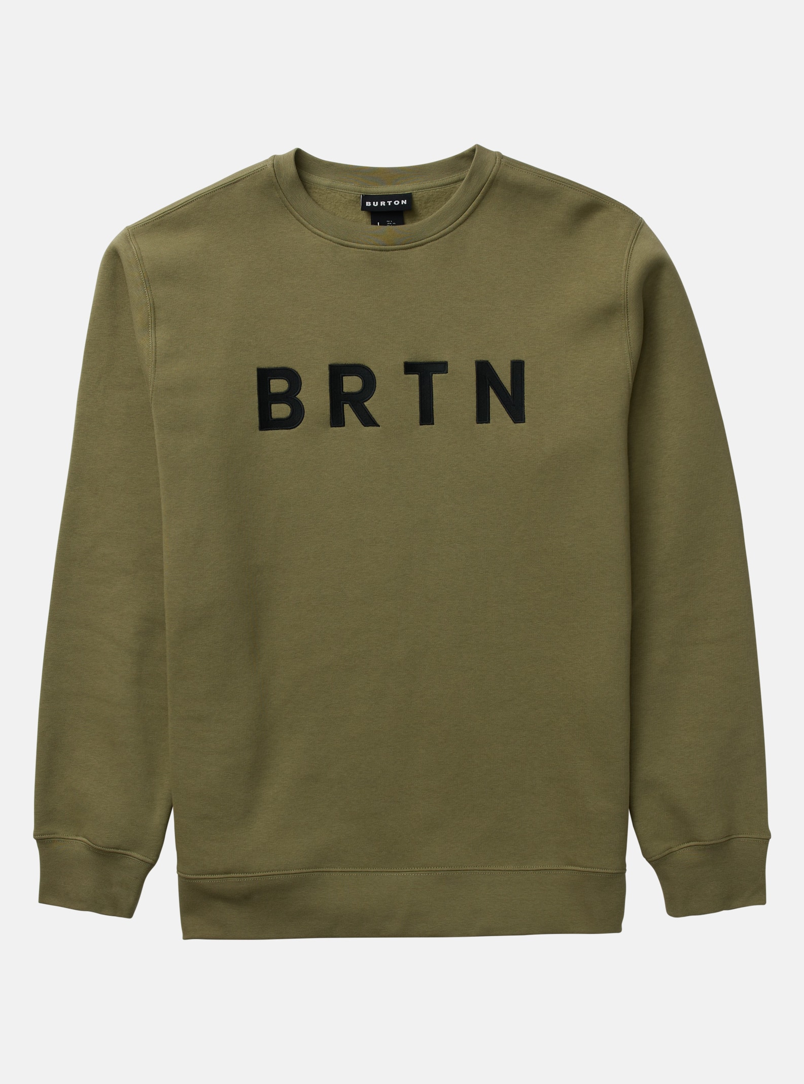 Burton Sweatshirt - BRTN Crewneck, Forest Moss, S