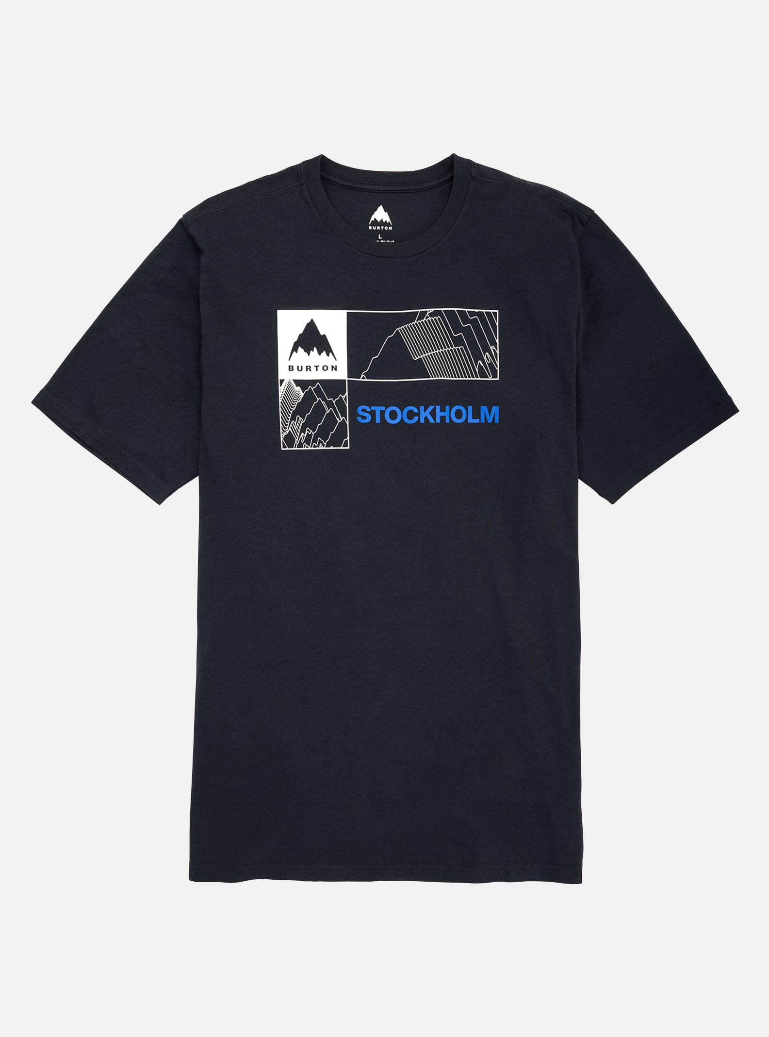 Burton Local kortärmad t-shirt, Stockholm True Black, XXS