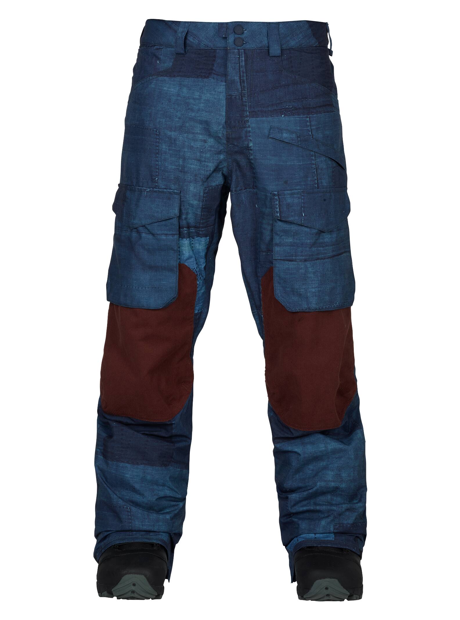 Burton - Pantalon Hellbrook homme, Indiohobo / Chestnut Cord, L