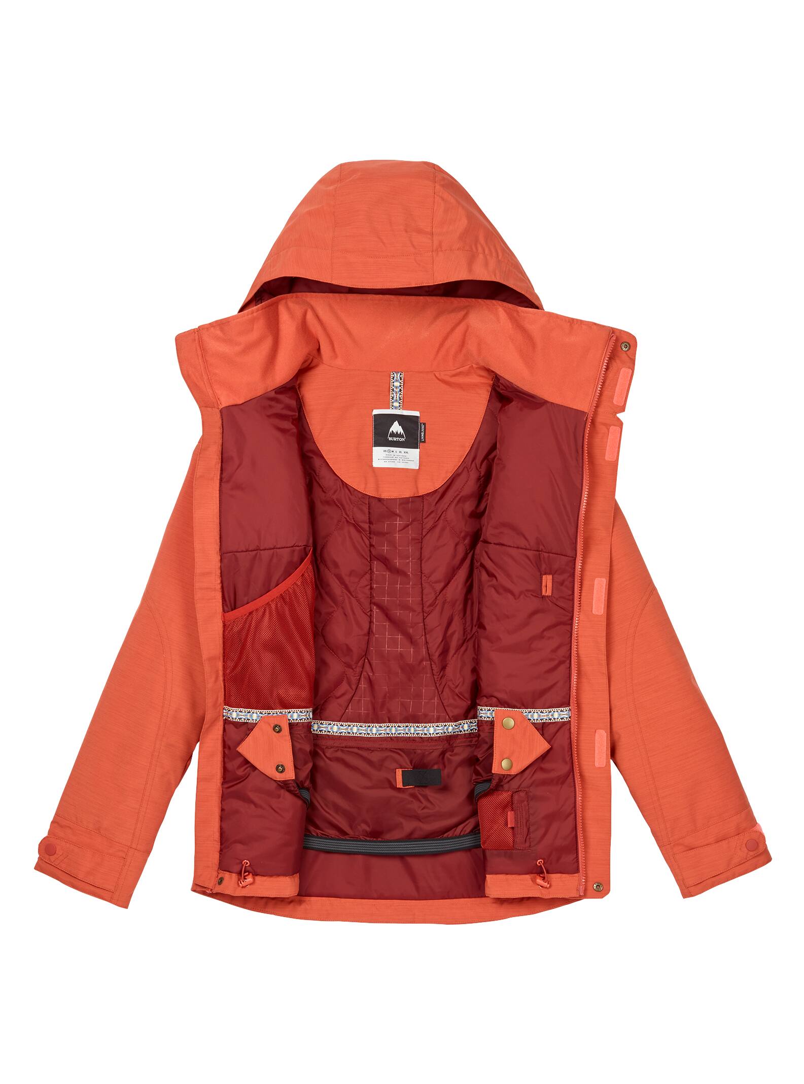 burton jet set jacket sangria