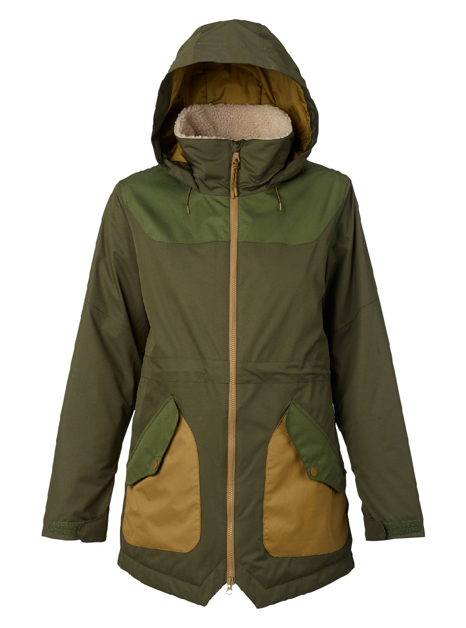 Burton - Veste Prowess femme, Forest Night / Rifle Green, M