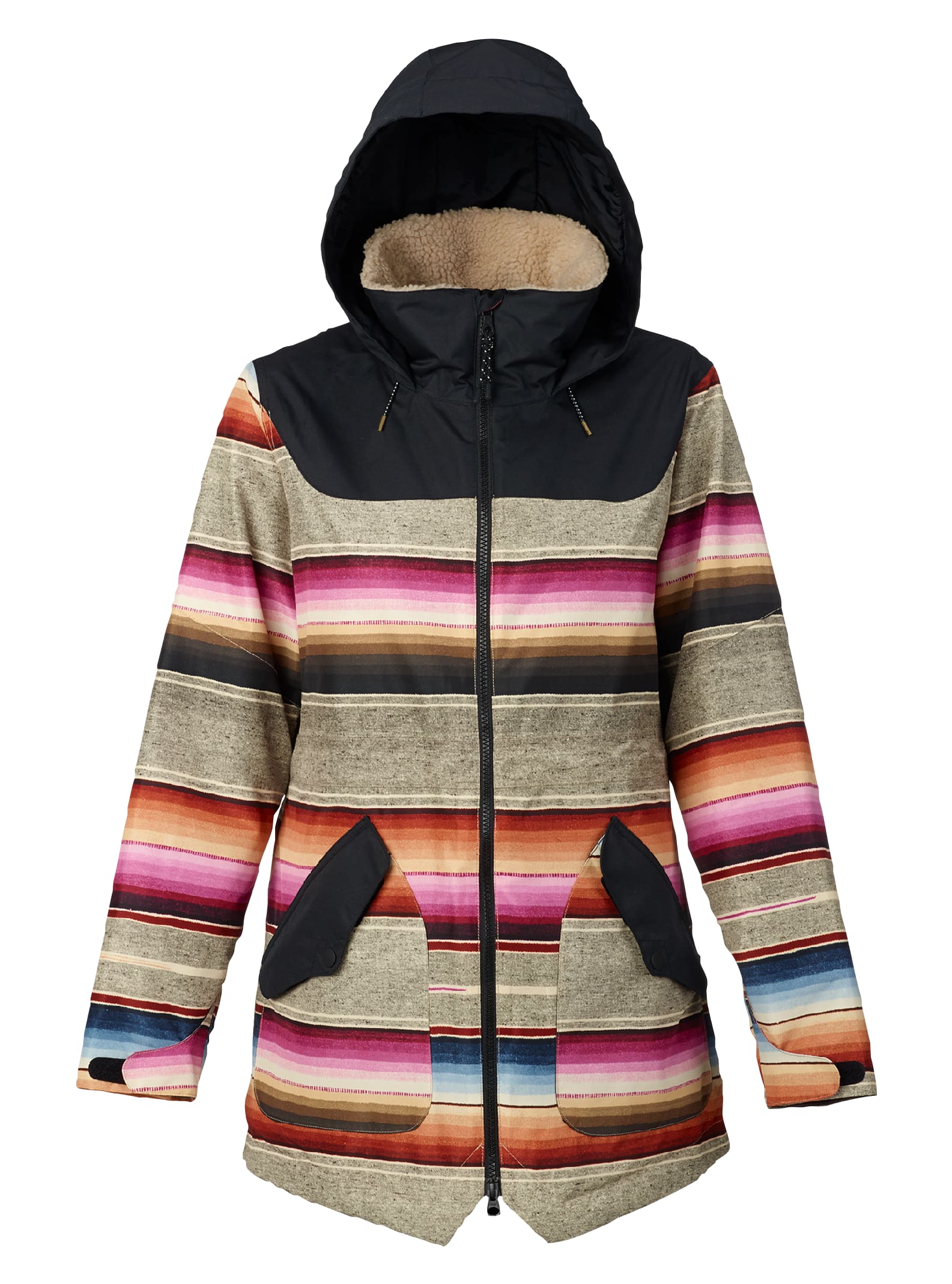 Burton - Veste Prowess femme, Mija Stripe / True Black, L