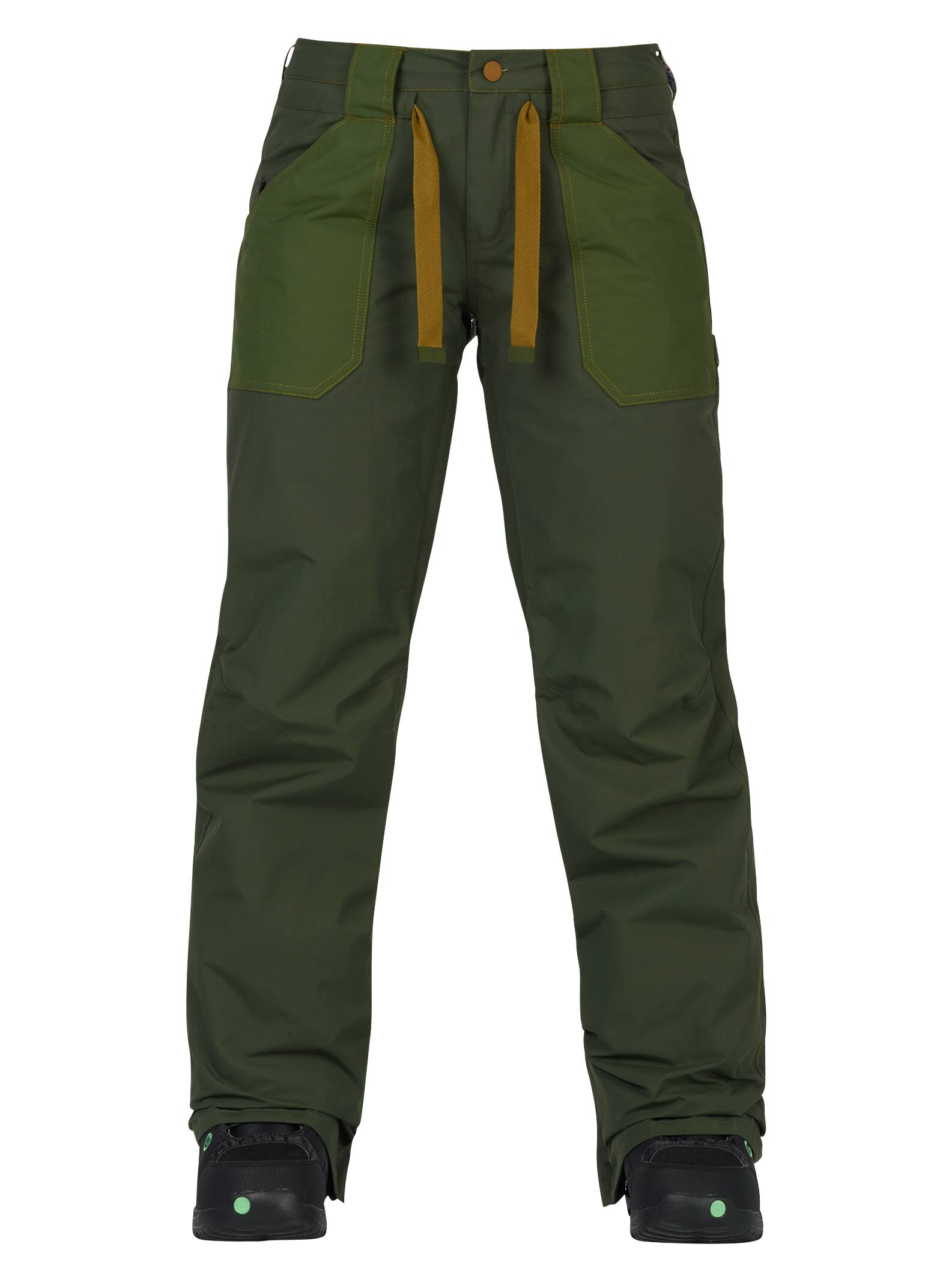 Burton - Pantalon Veazie femme, Forest Night / Rifle Green, L