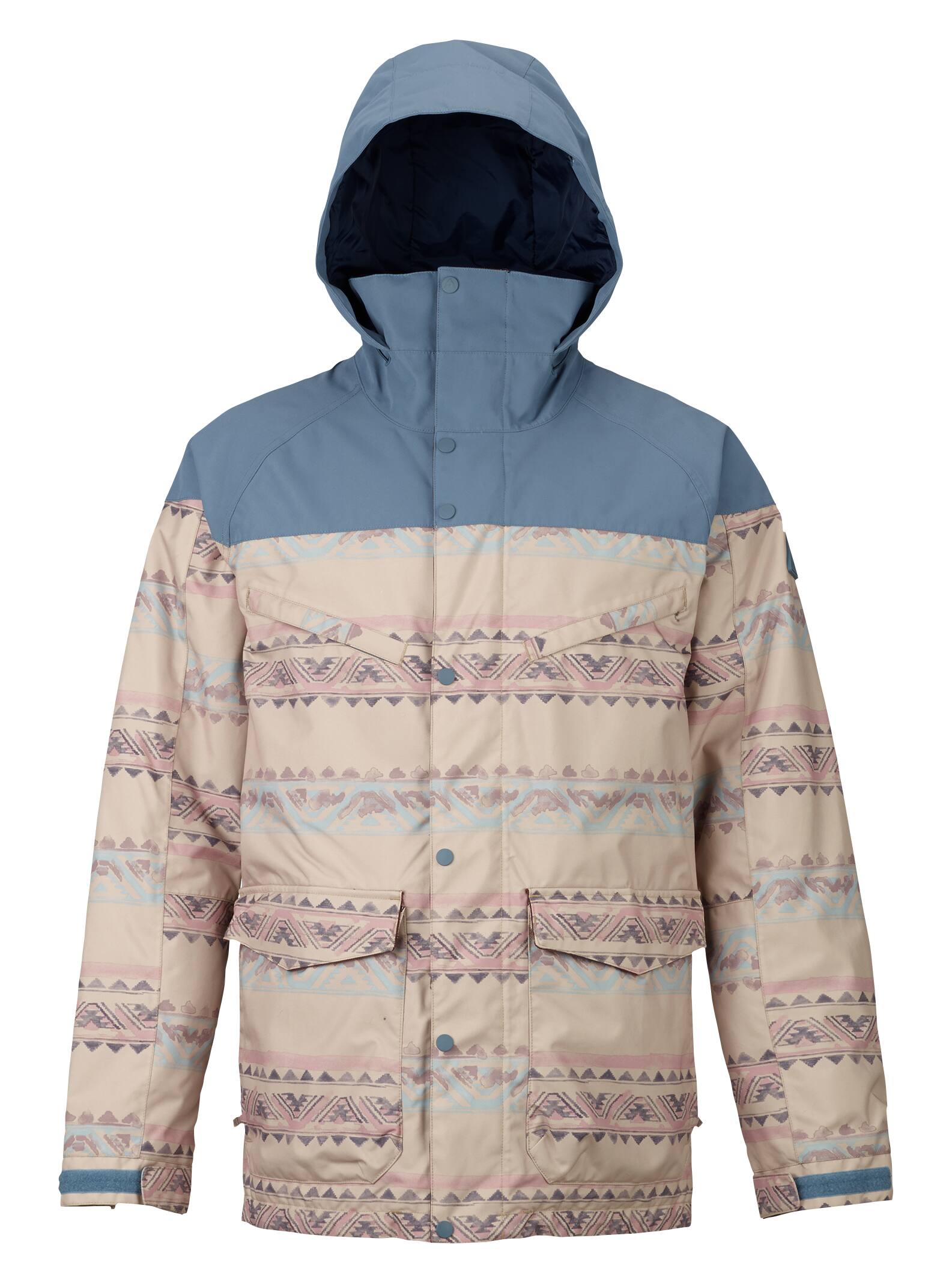 Burton - Veste isolante Breach homme, LA Sky Distress / Safari Chimayo, S