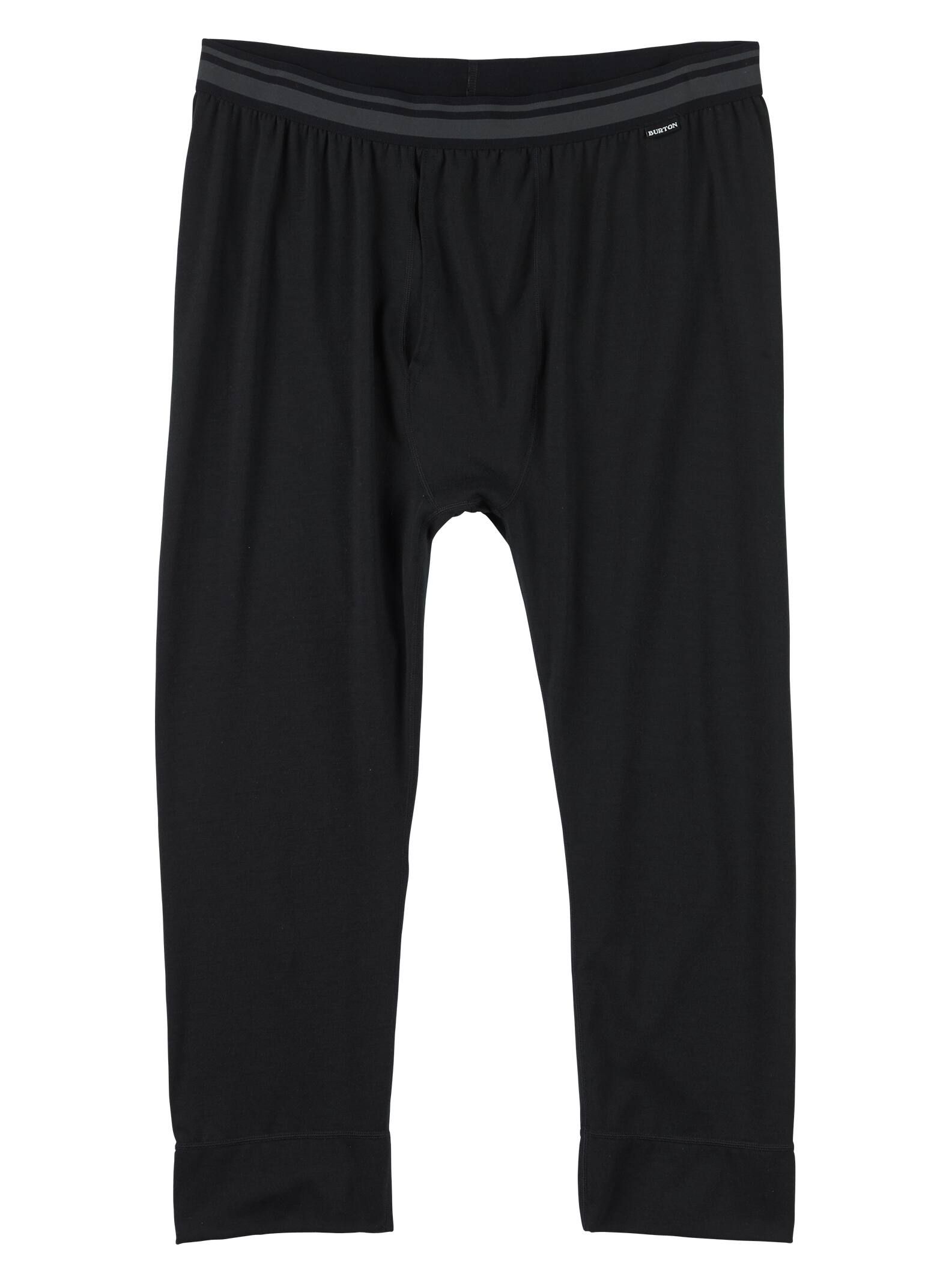 Burton - Pantacourt sous-vêtement en laine intermédiaire homme, True Black, L