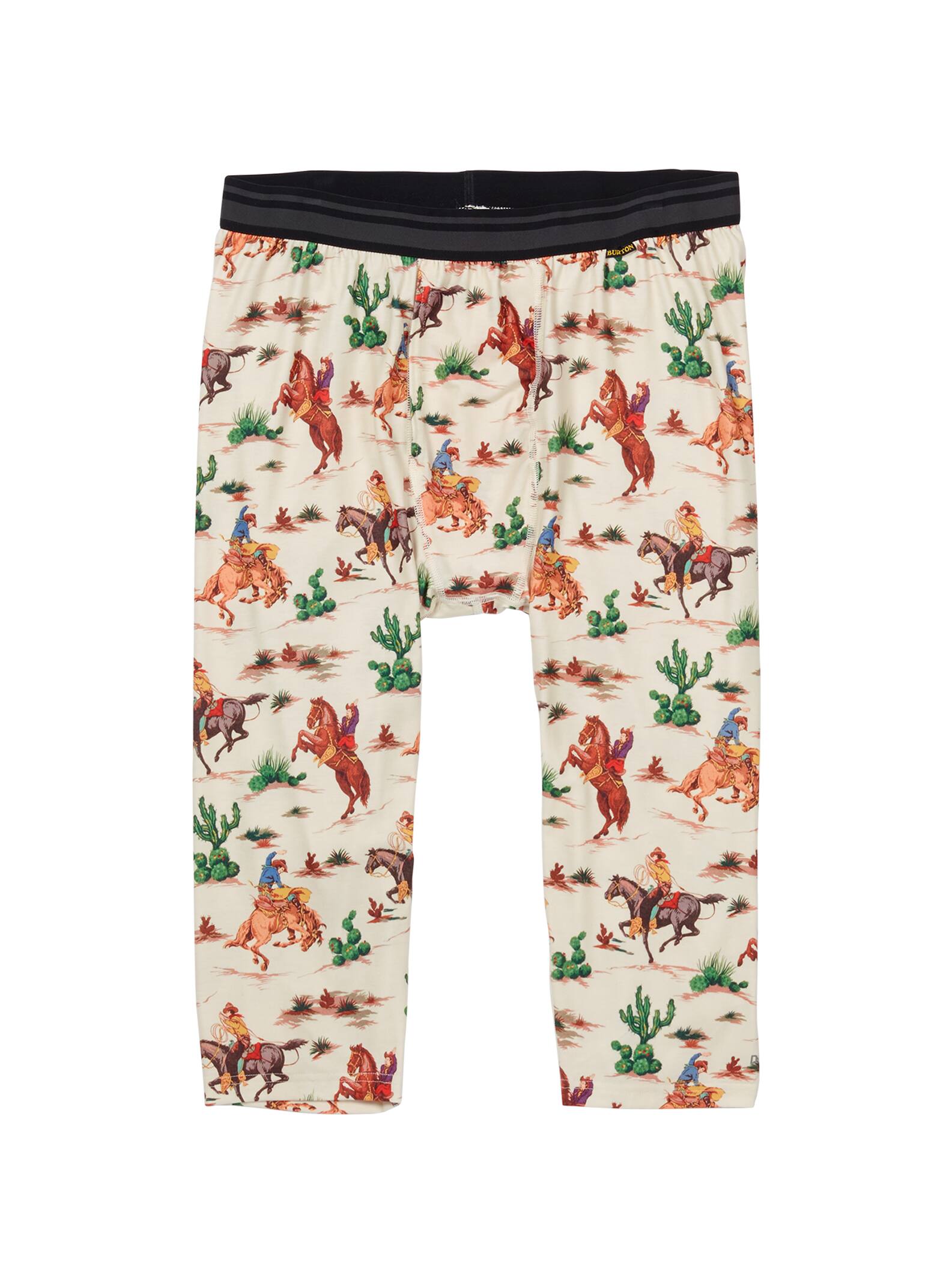 Burton - Pantacourt sous-vêtement en laine intermédiaire homme, Yee Haw, M