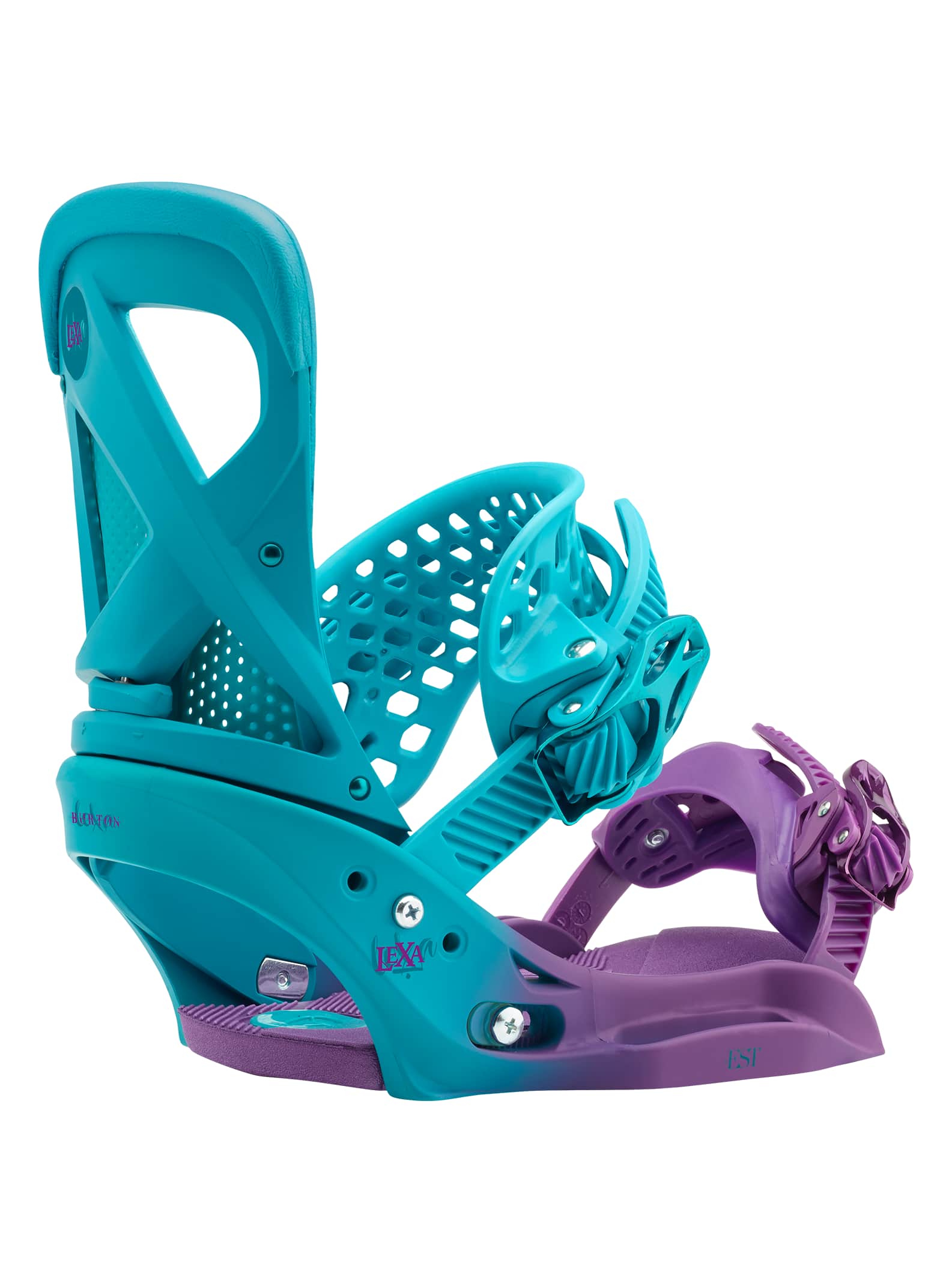 Burton - Fixation pour snowboard Lexa EST femme, Purps Fade, L