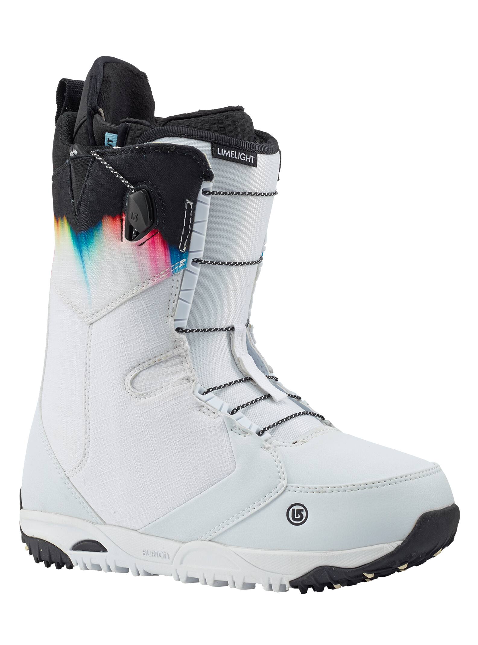 Burton - Boots de snowboard Limelight femme, White / Spectrum, 10