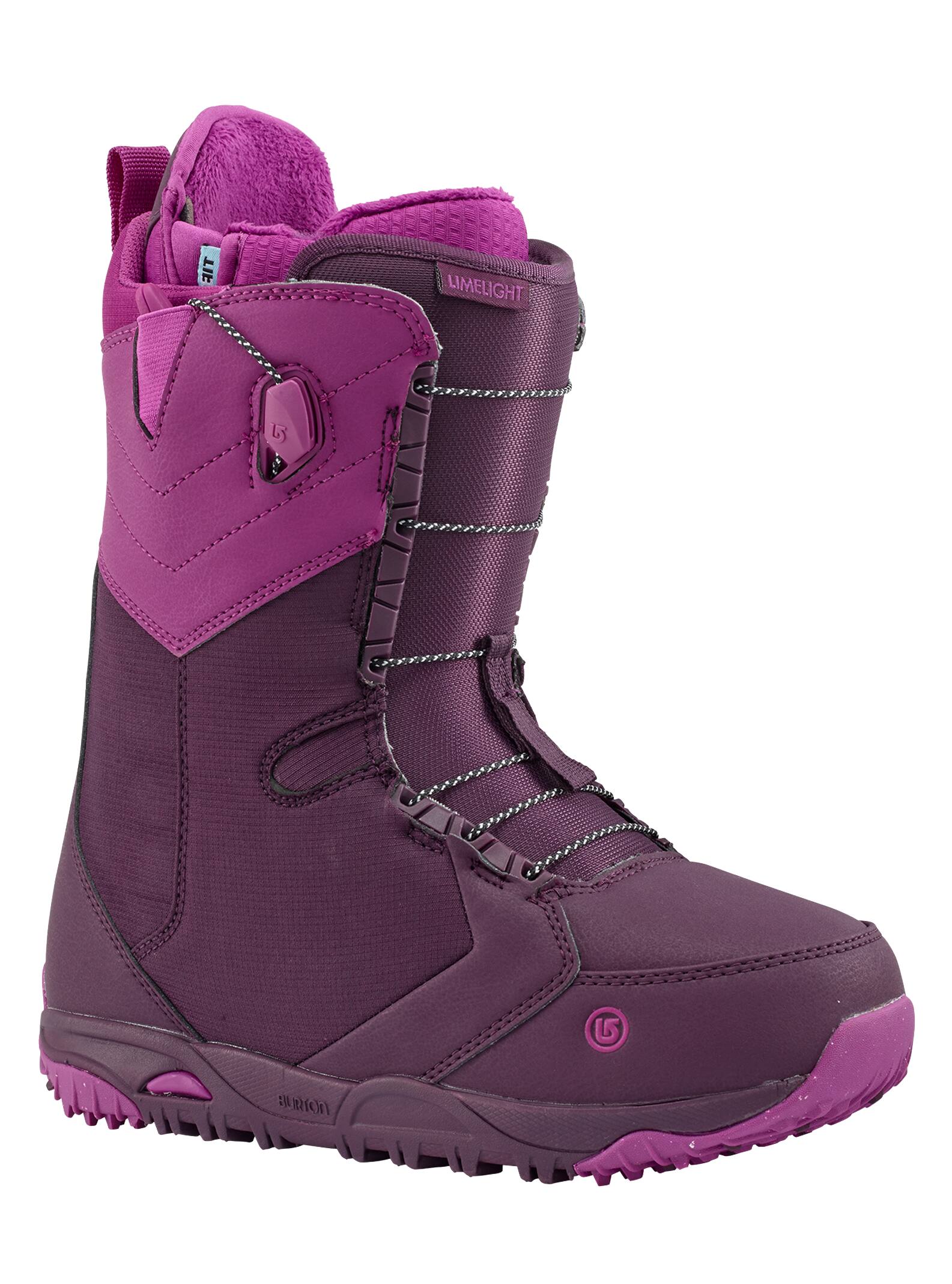 Burton - Boots de snowboard Limelight femme, Berry, 6.0