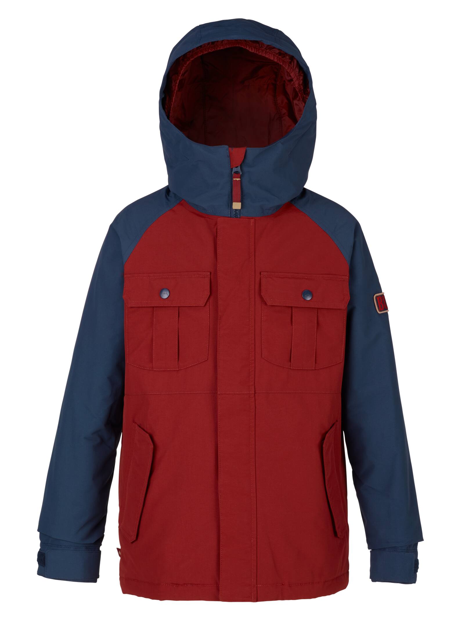 Burton - Veste Fray garçon, Fired Brick / Mood Indigo, L