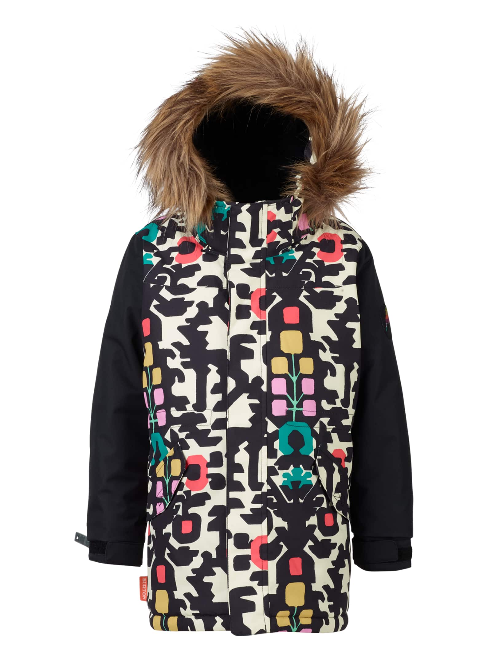 Burton - Veste Minishred Aubrey fille, Young Folks / True Black, 2T