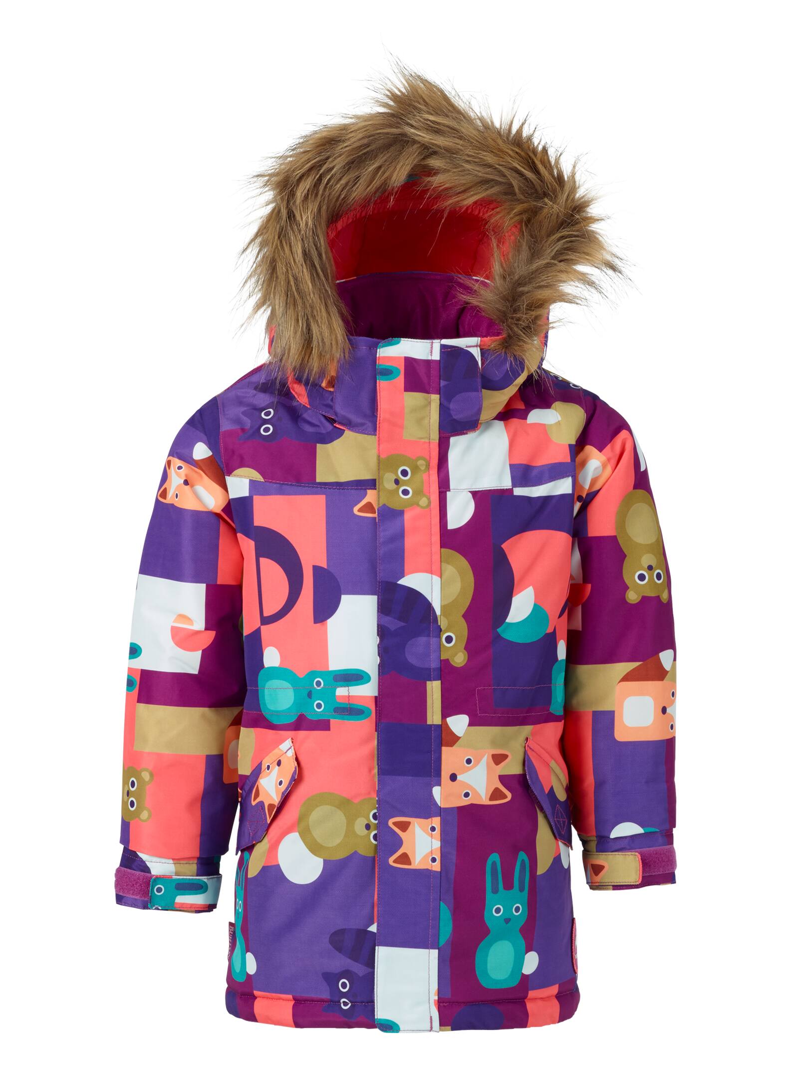 Burton - Veste Minishred Aubrey fille, Paper Animals, 2T