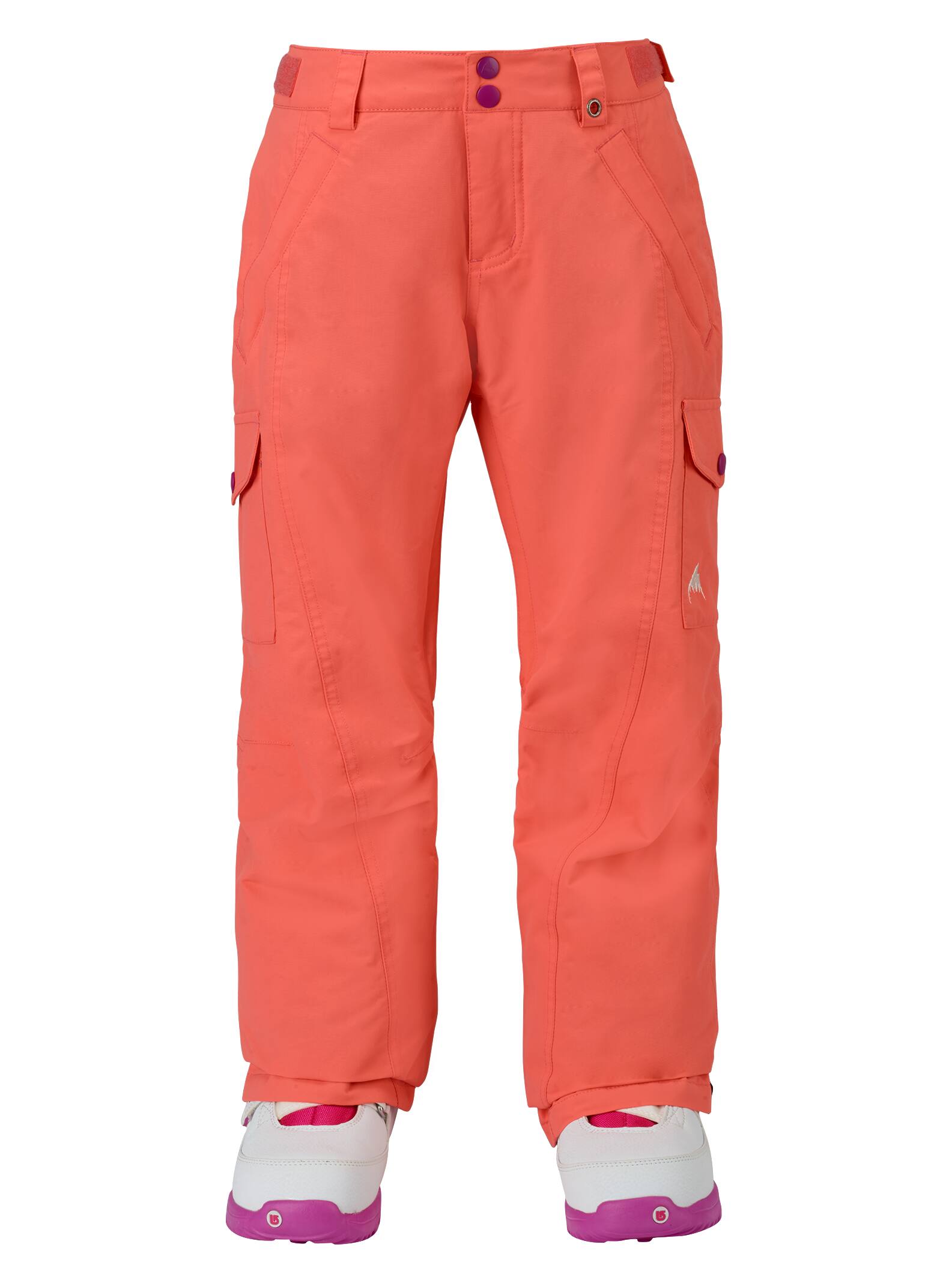 Burton - Pantalon cargo Elite fille, Georgia Peach, L