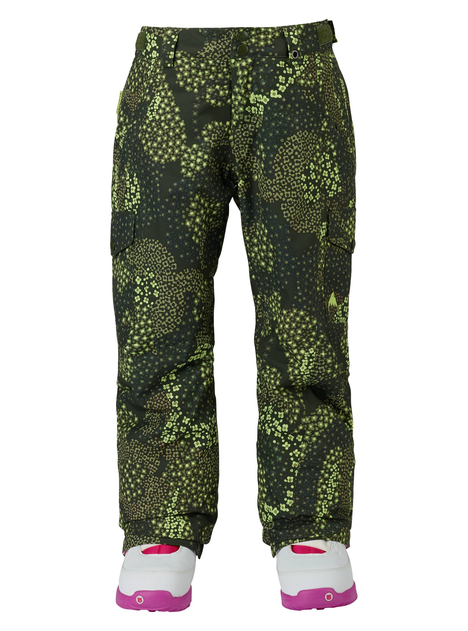 Burton - Pantalon cargo Elite fille, Honeydew Petal Paisley, L