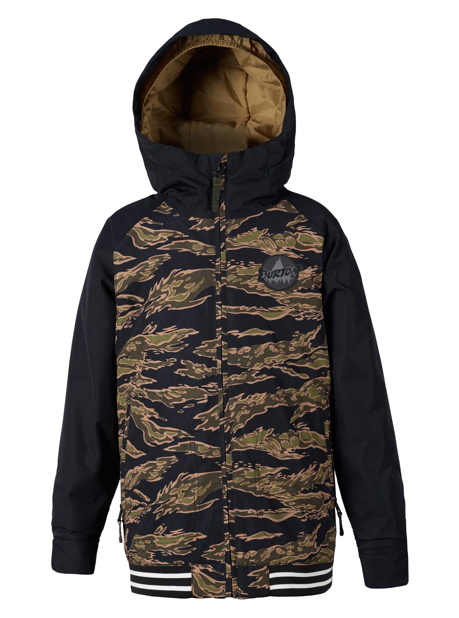Burton - Veste Game Day garçon, Olive Branch Beast / True Black, L