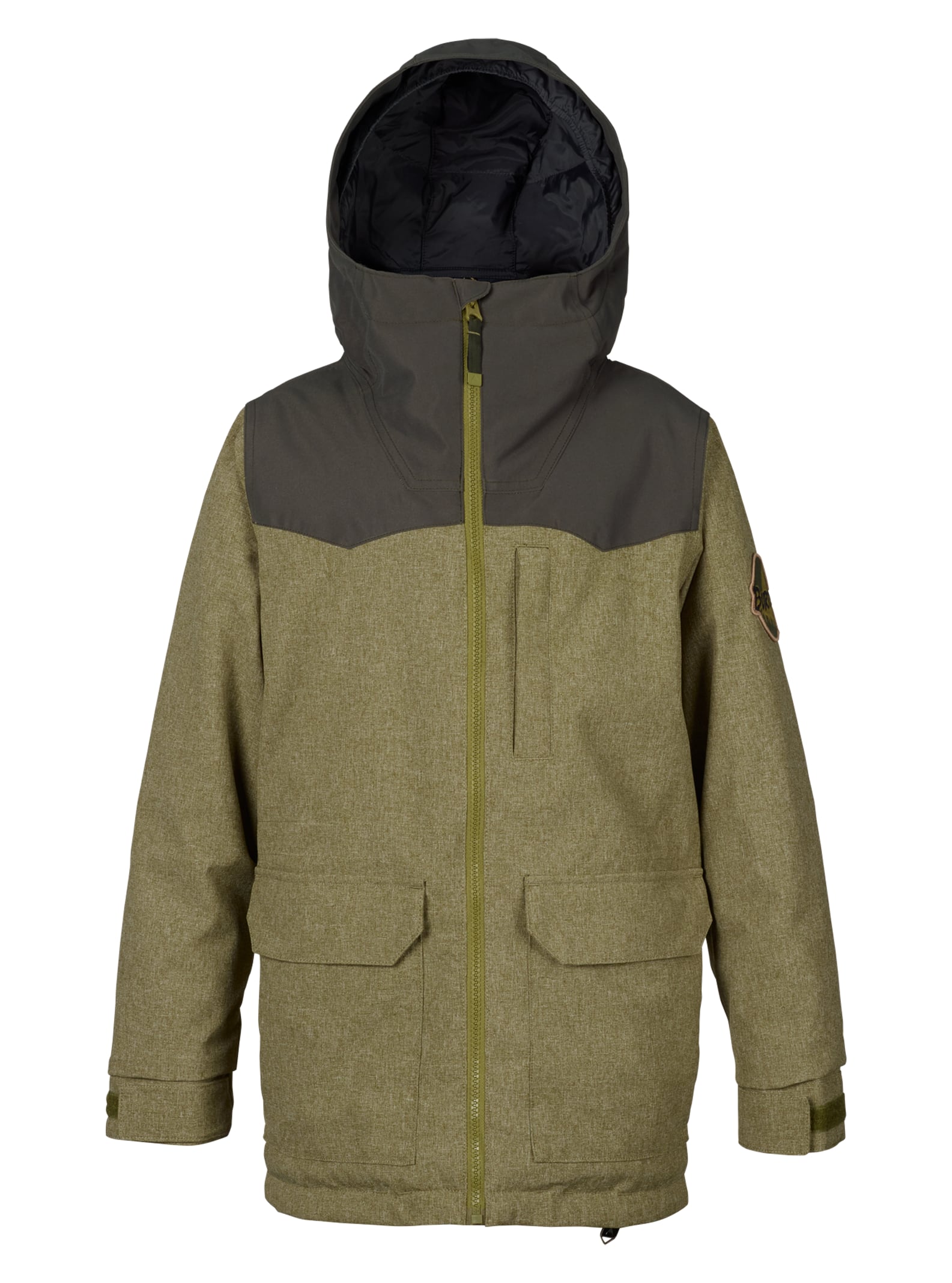 Burton - Veste Phase garçon, Olive Branch / Forest Night, L