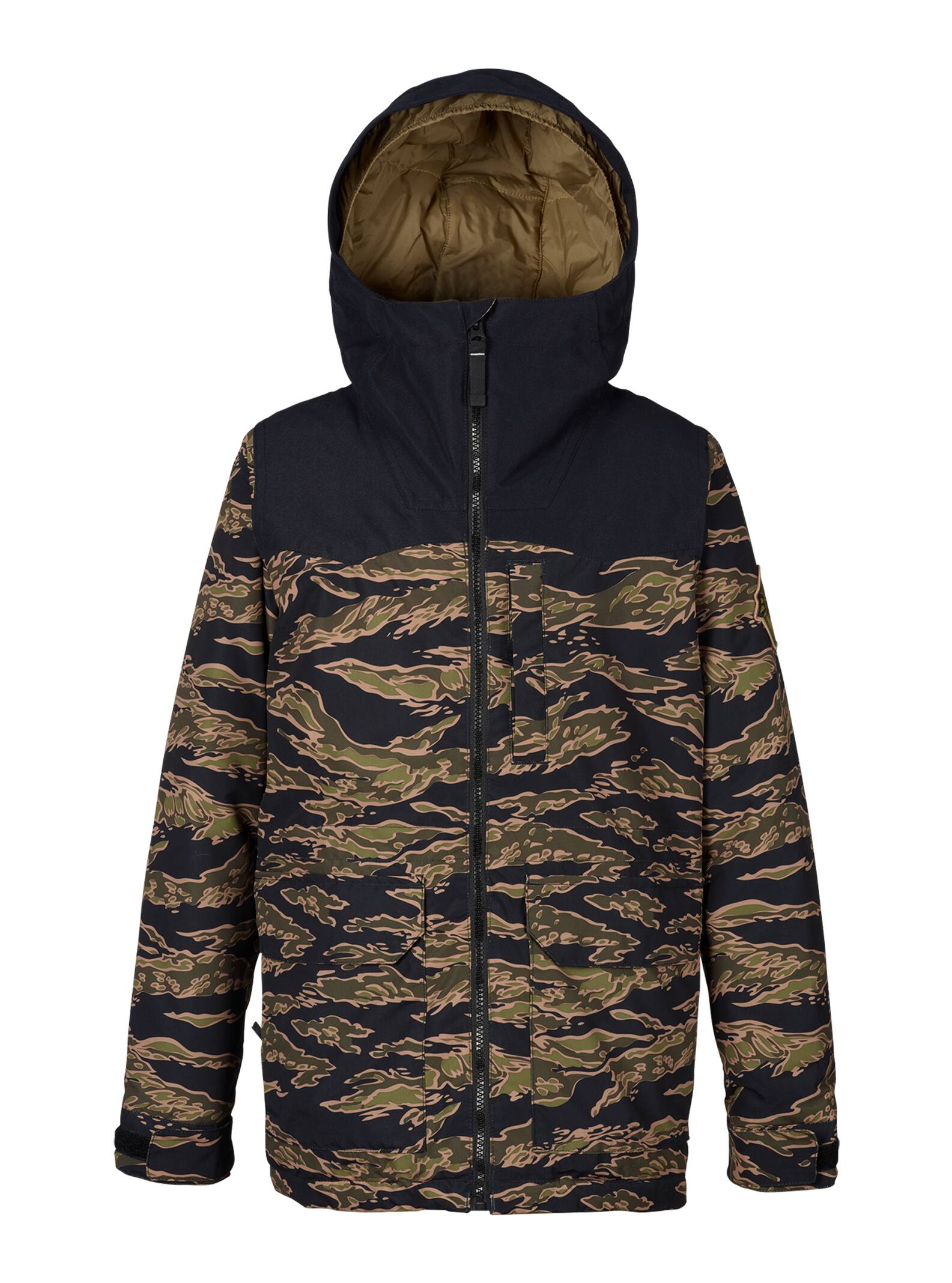 Burton - Veste Phase garçon, Olive Branch Beast / True Black, L