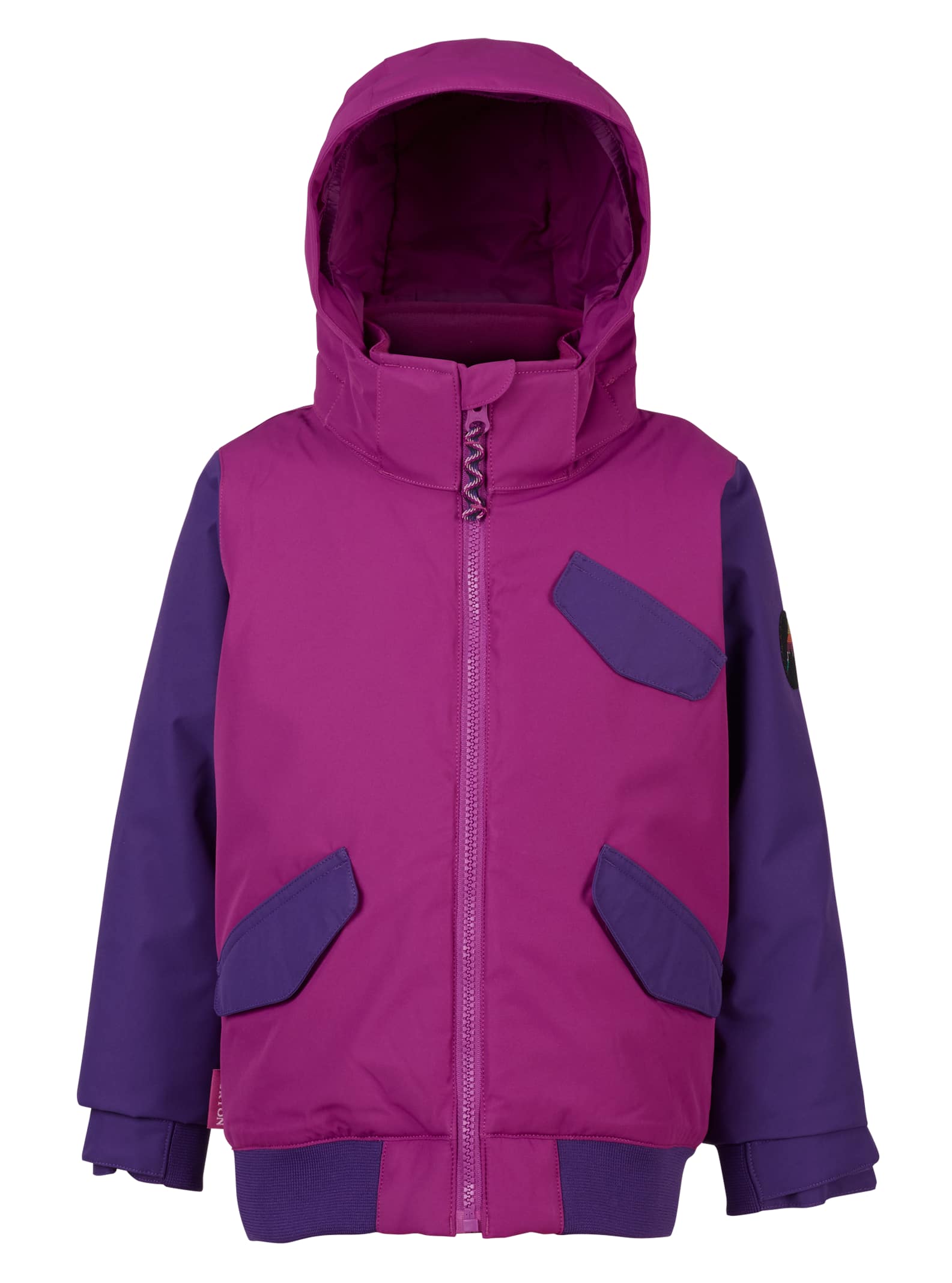 Burton - Veste aviateur Minishred Twist fille, Grapeseed / Petunia, 2T