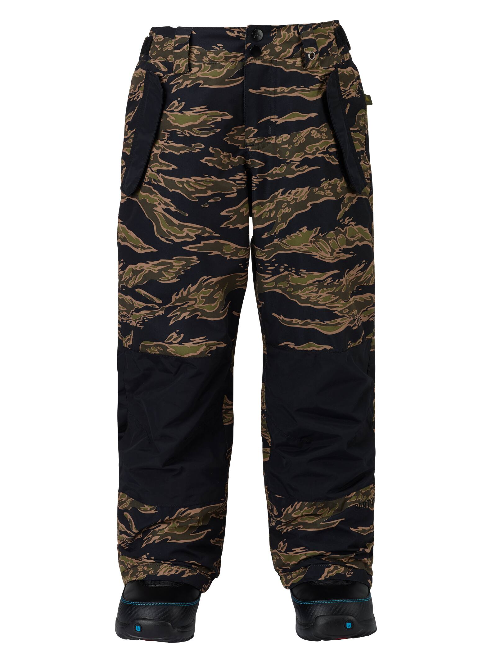 Burton - Pantalon Parkway garçon, Olive Branch Beast / True Black, L
