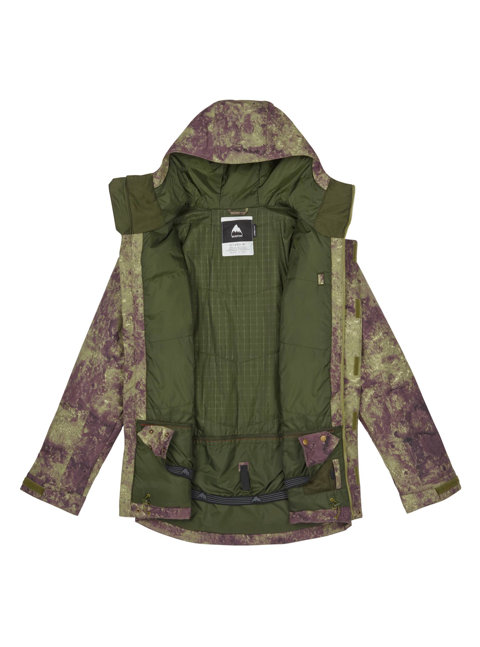 burton jacket green