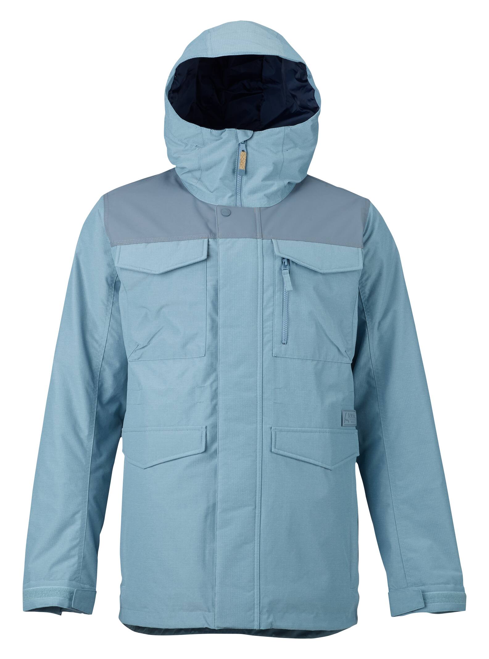 Burton - Veste Covert homme, LA Sky / Winter Sky Stripe Texture, L